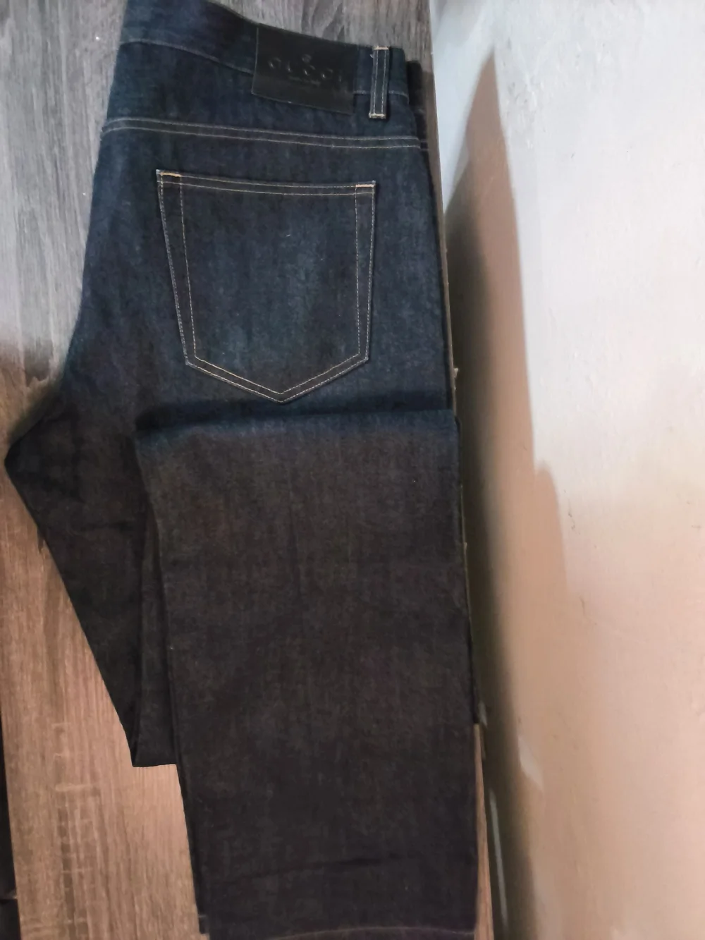 Gucci Men’s Dark Blue Denim Jeans